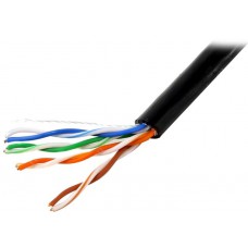 Кабель Ethernet UTP 4P 5-cat. BaseLevel  бухта 1м/305м для  внешней  прокладки