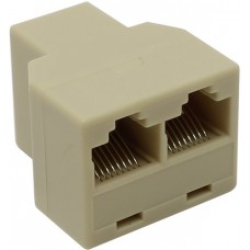 Разветвитель RJ45F-->2xRJ45F  Кат. 5e 5bites <LY-US027>