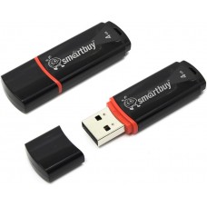 Флеш накопитель USB  4GB SmartBuy Crown <SB4GBCRW-K>