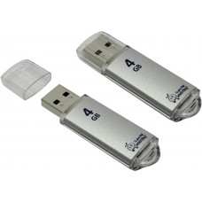Флеш накопитель USB 4Gb SmartBuy V-Cut <SB4GBVC-S>