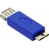 Переходник USB3.0  AF -->  microUSB BM 5bites <UA-3003>