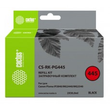 Заправка CACTUS CS-RK-PG445 черный для Canon Pixma MG2440/MG2540 (2*30ml)