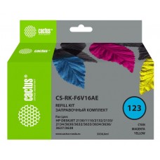 Заправка Cactus CS-RK-F6V16AE многоцветный 90мл для HP DJ 2130